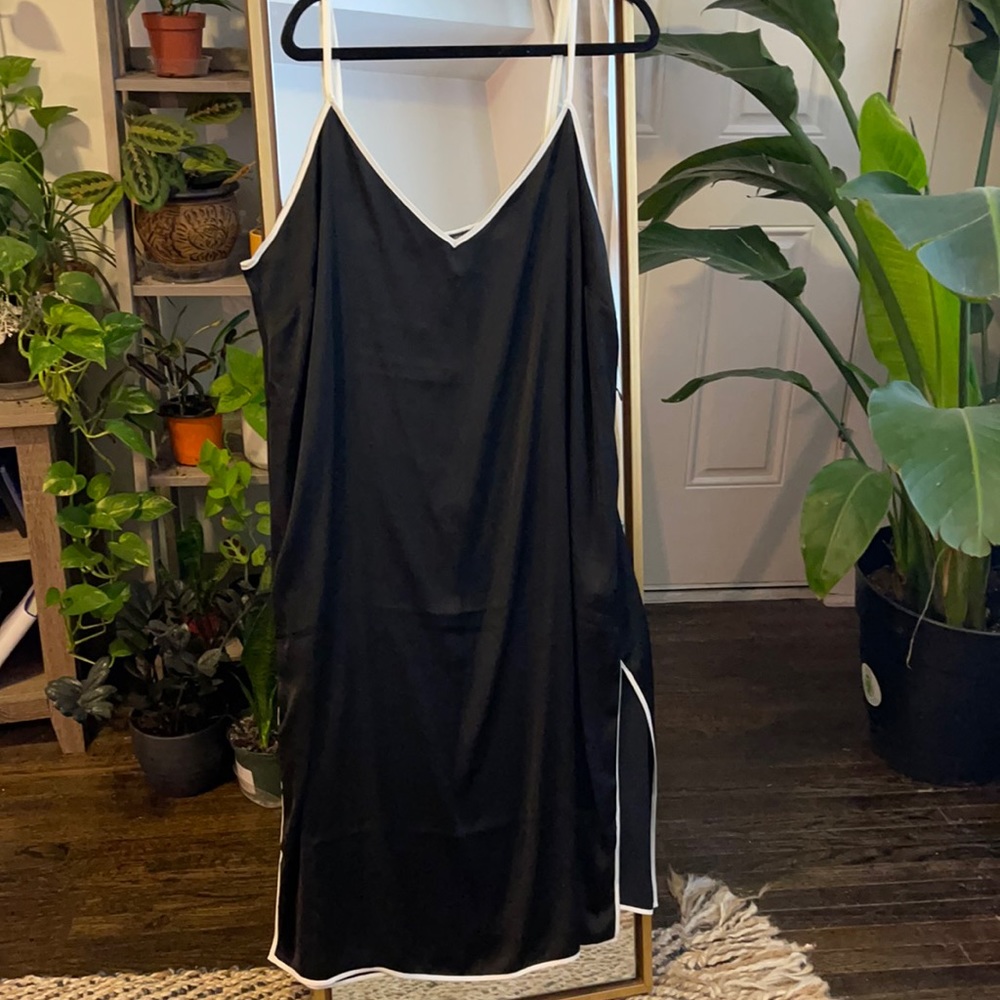 NWT Plus Size Black Slip Dress